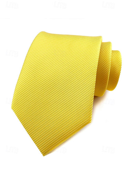 striped satin tie Men's
