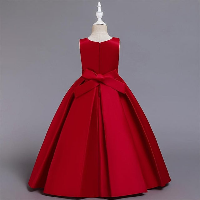 Party Girls' Evening Gown Girl Dress Flower