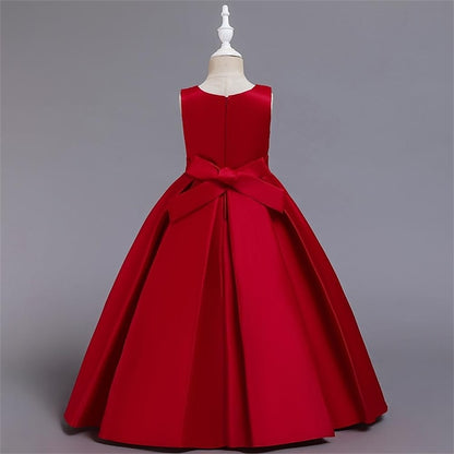 Party Girls' Evening Gown Girl Dress Flower