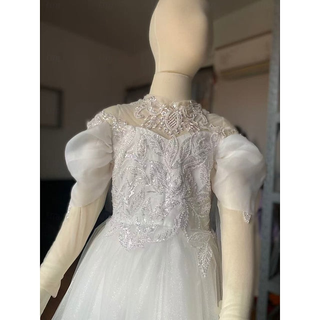 First Party Flower Communion Dress Girl Kids Girls'