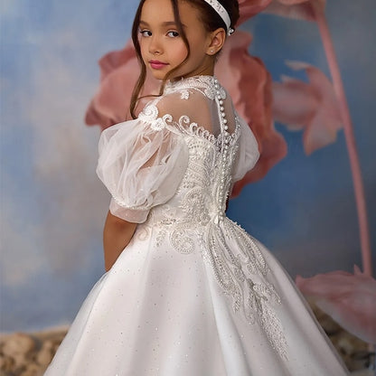 Flower First Dress Communion Girls' Party Girl