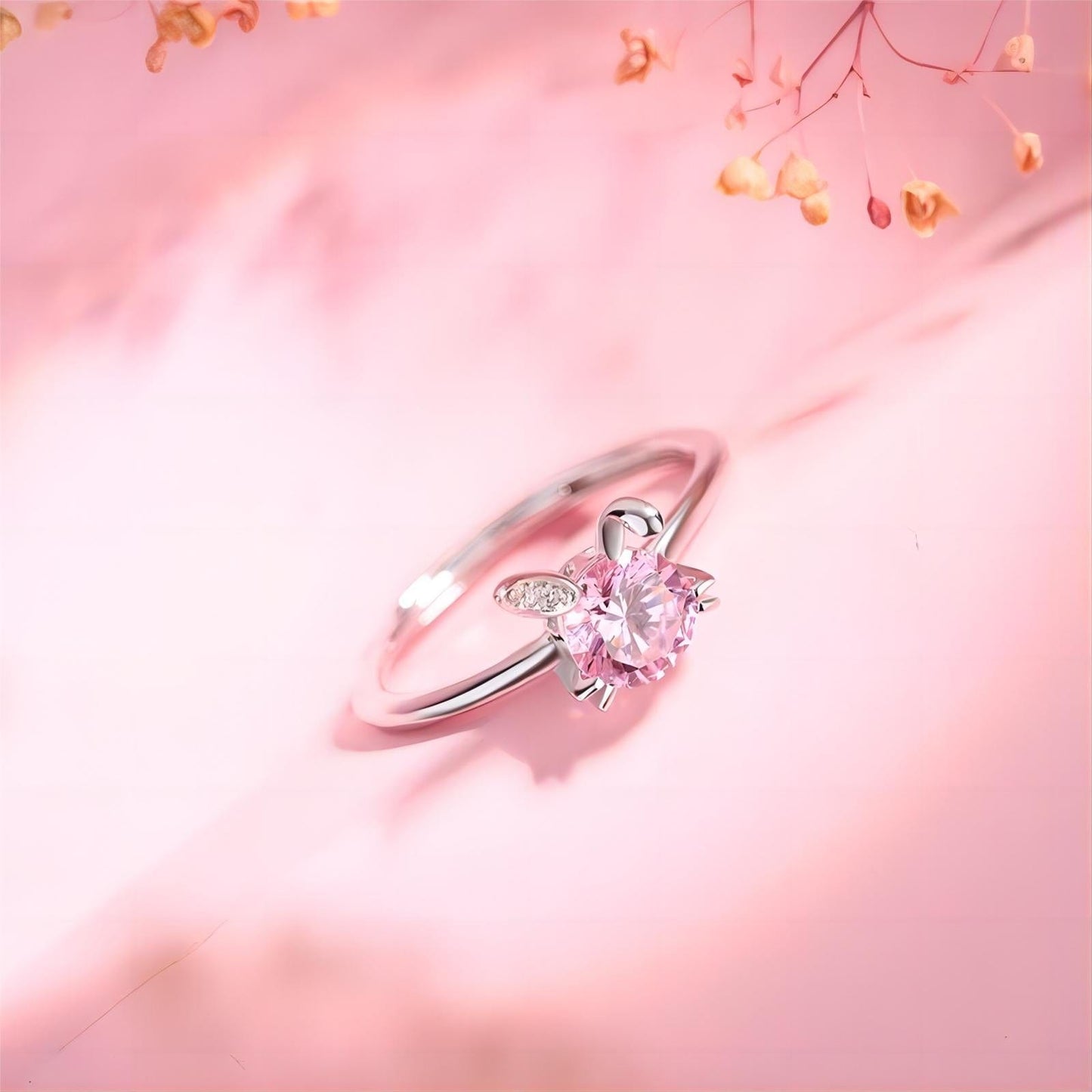 Crystal Rabbit Ring