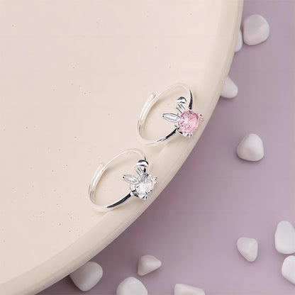 Crystal Rabbit Ring