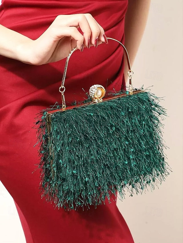 Party Red Women's Handbag Elegant Christmas Green –