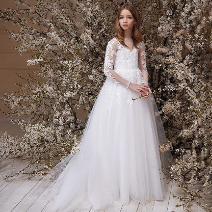 Princess First Girl Girls' Formal Flower Dress