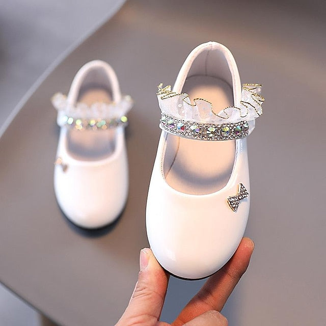 Jane Mary Shoes Girls' Daily PU Flats Water Lolita