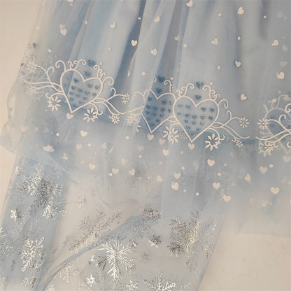 Cloak Cosplay Flower Frozen Girl Elsa Dress Princess