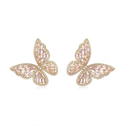 Butterfly Earposts Stud Earrings