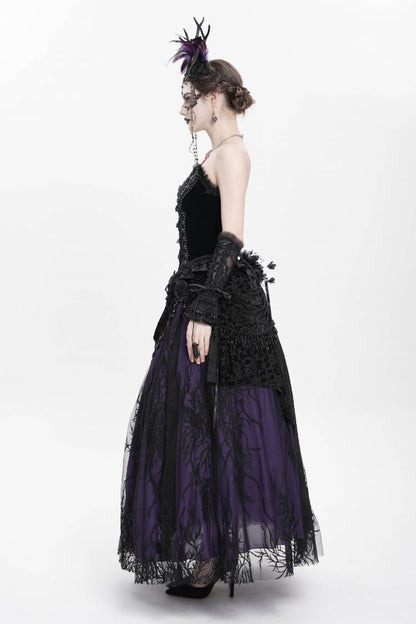 Victorian Beaded Lace Overbust Corset