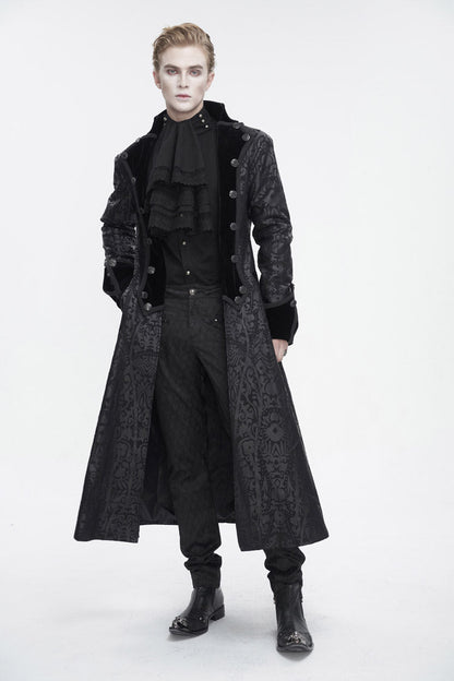Puff-Sleeve Ruffled Lace Gothic Shirt for Men
