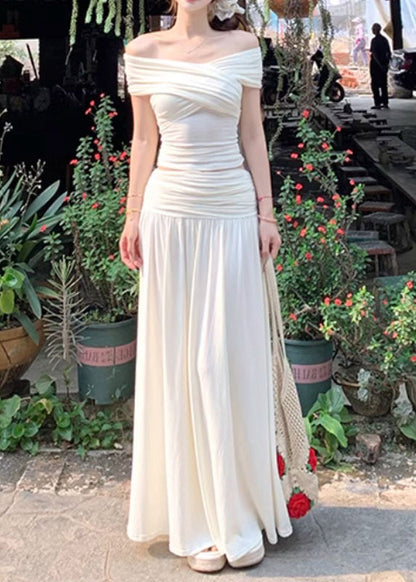 Art Two Beige Summer Skirts Pieces Wrinkled And Set Tops Cotton