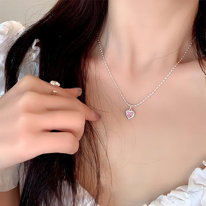 Dainty Heart Matching Necklace