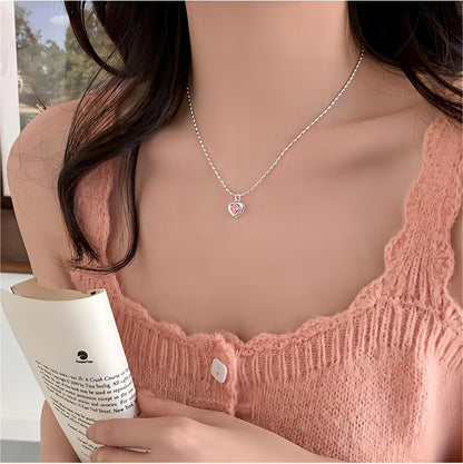 Dainty Heart Matching Necklace