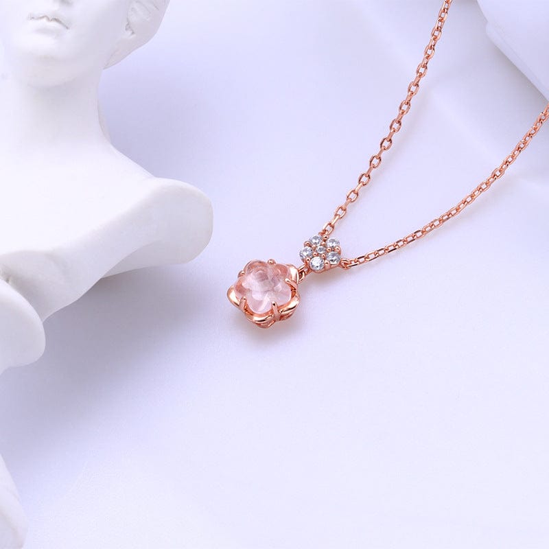 Crystal Cherry Blossom Necklace