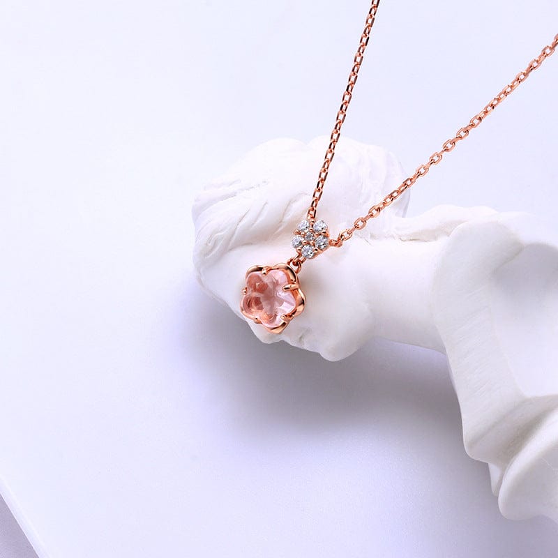 Crystal Cherry Blossom Necklace