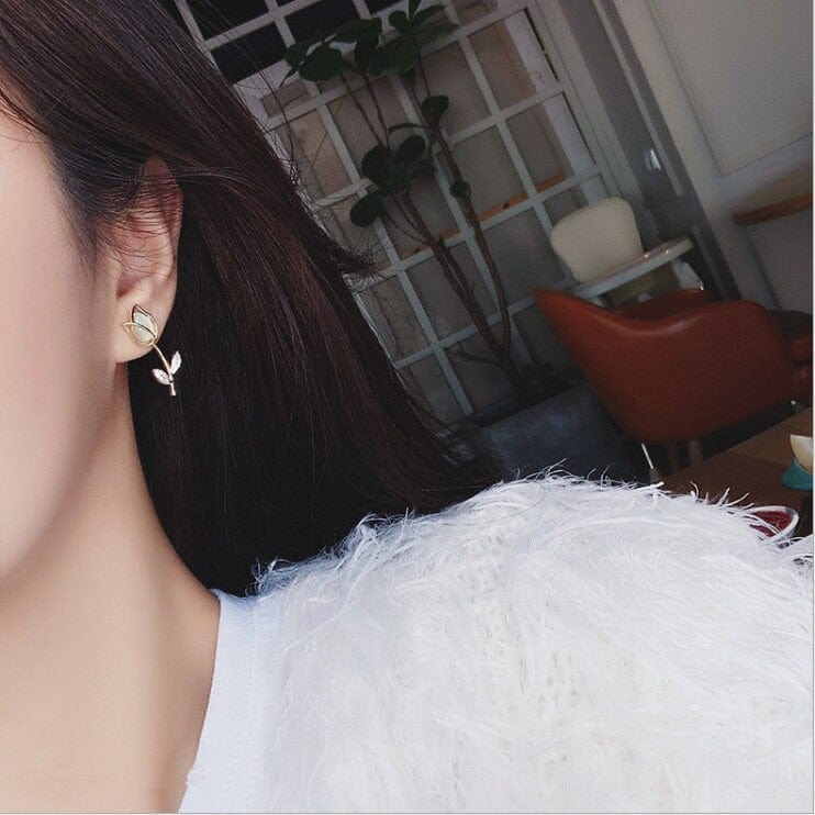 Dainty Tulip Earrings