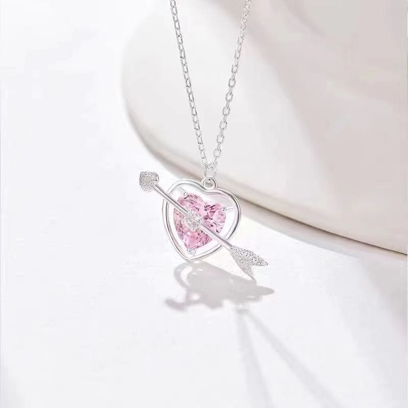 Cupid Arrow Heart Necklace