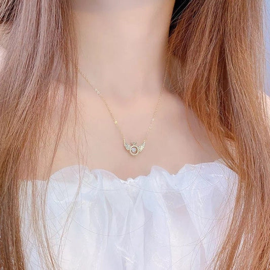 Dainty Angel Wings Necklace