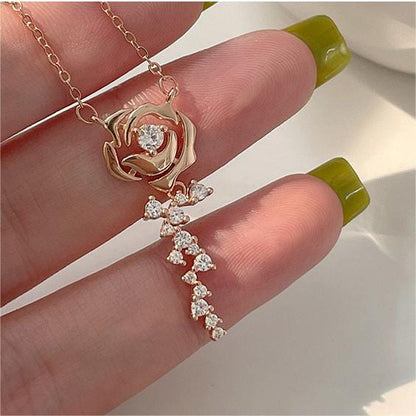 Dainty Rose Necklace