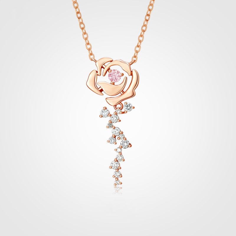 Dainty Rose Necklace