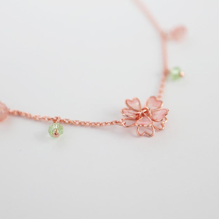 Dainty Flower Charm Necklace