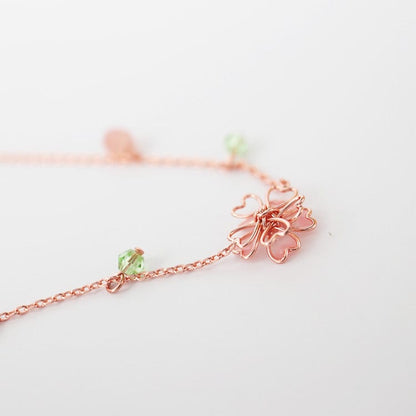 Dainty Flower Charm Necklace