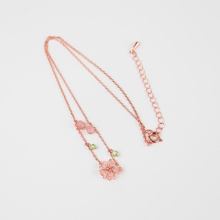 Dainty Flower Charm Necklace