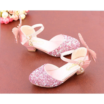 Shoes Girls' Sparkly Princess – Butterfly Glitter Pink