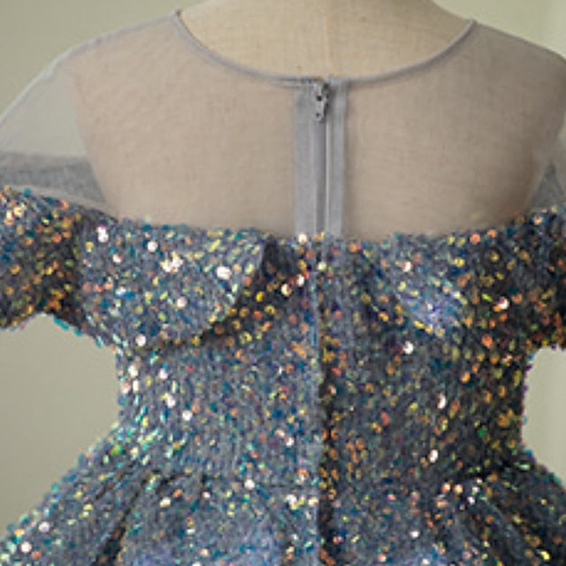 Flower Party Dress Gown Evening Girls' Girl