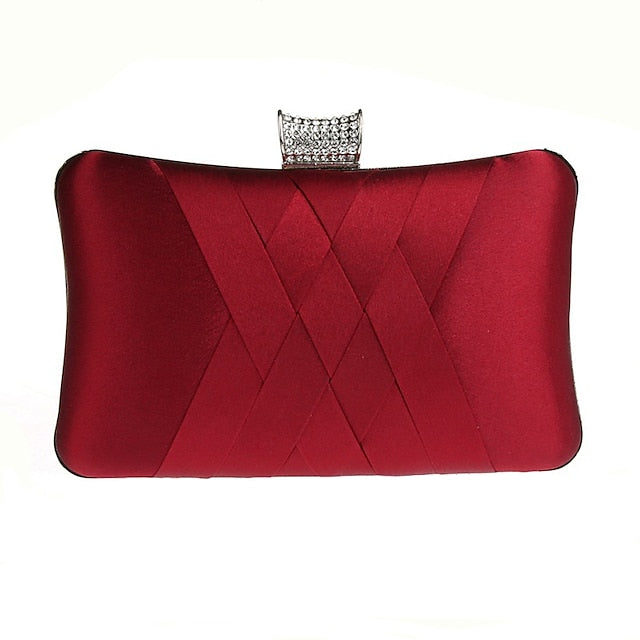 Bags Leather Party Wedding Event PU Women's / Silk Clutch