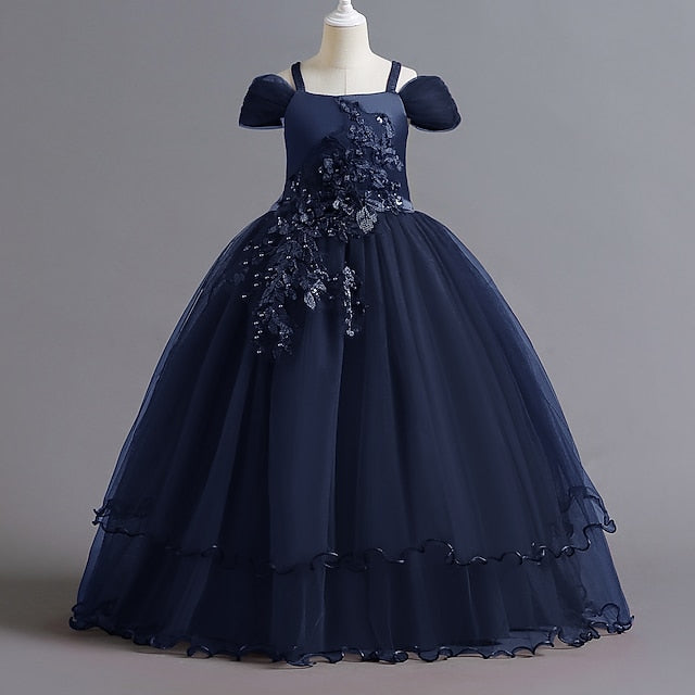 Flower Girls' Girl Kids Party Dress