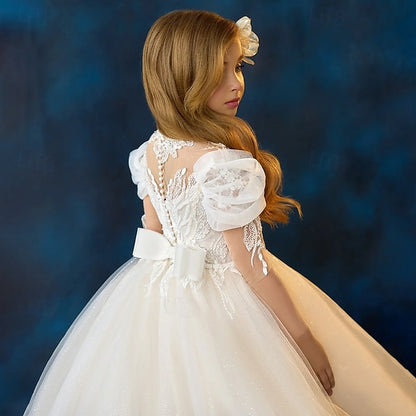 First Communion Kids Girl Dress Party Flower Girls'