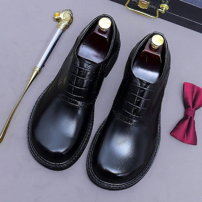 First Genuine Leather Shoes- Layer Men's Oxford