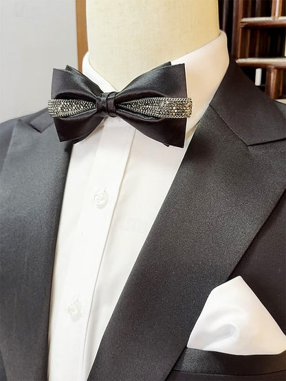 Men's – Christmas Tie Bow Red