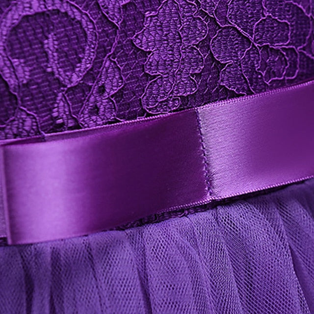 Girls' Flower Girl Party Dress Evening Gown