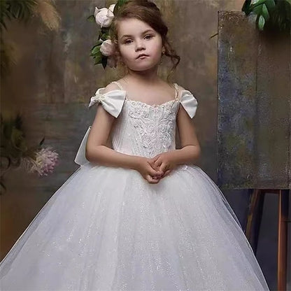 Girl Girls' Kid's Dress Princess Flower