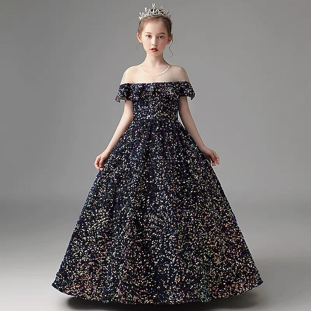 Flower Party Dress Gown Evening Girls' Girl