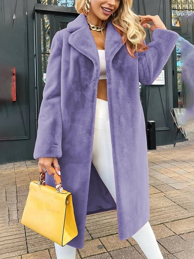 Furs Faux Women's Coat Comfortable Fur Warm