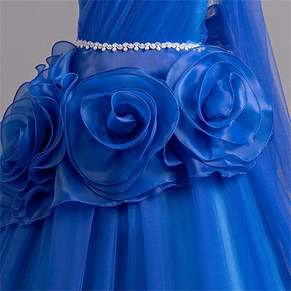 Color Kids Solid Cosplay Party Dress Girls'