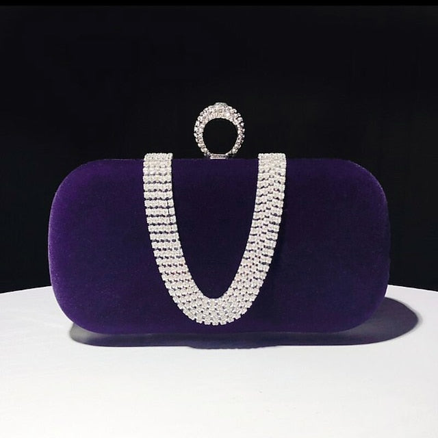 Wristlet Bag Bags Evening Clutch Women's Velvet