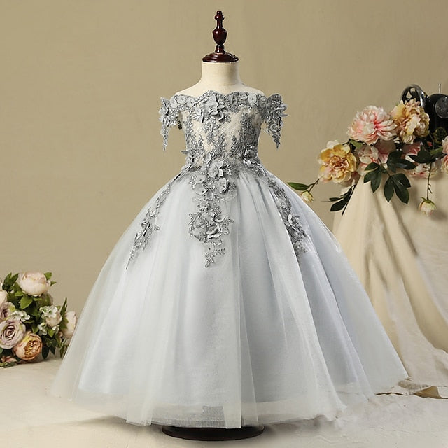 Party Princess Girls' Flower Dress Girl