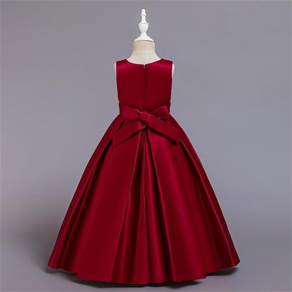 Party Girls' Evening Gown Girl Dress Flower