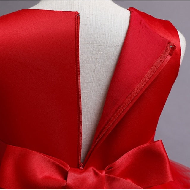 Flower Girls' Kids Sleeveless Dress Girl Sequin