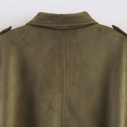 Jacket Zipper Pocket Warm Casual Women's Comfortable