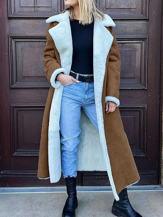 Jacket Breathable Women's Teddy Coat Pocket Fleece Warm