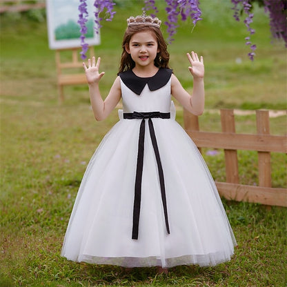 Party Girls' Color Block Kids Sleeveless Performance Dress