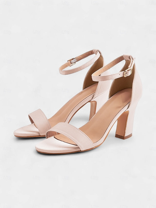 Ankle Toe Sandals Light Open - Heel Strap Women's High Blue