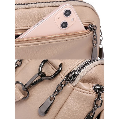 Crossbody Leather Faux Bag Women's