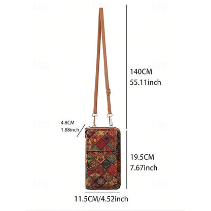Vintage Bag with Women’s Phone Adjustable Crossbody Boho