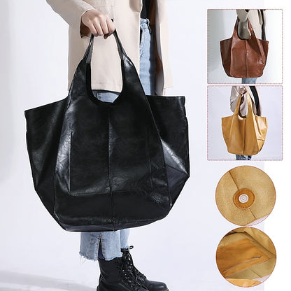 Women's Men's PU Party Leather Bag Shoulder Handbag